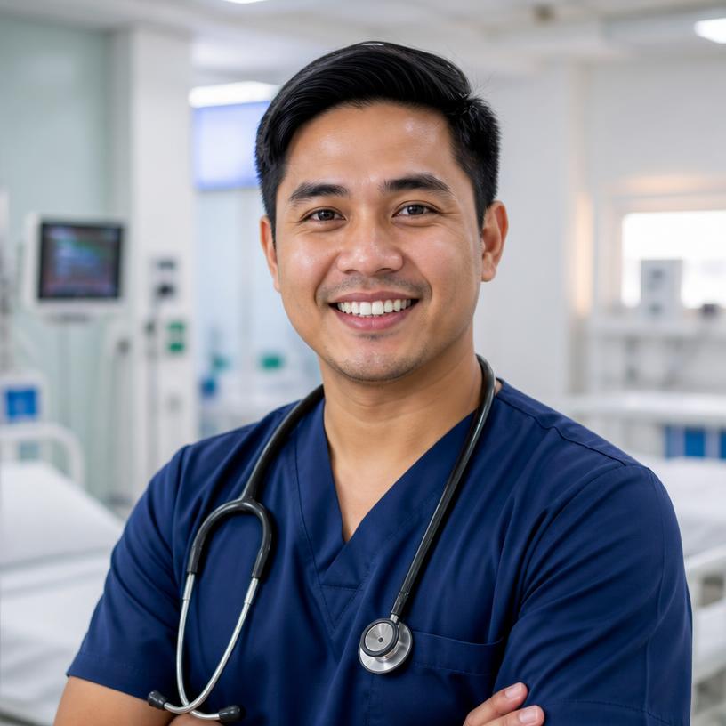 Daniel M., registered nurse from Philippines